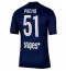 Paris Saint-Germain Willian Pacho #51 Hjemmedrakt 2025-26 Kortermet