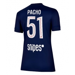 Paris Saint-Germain Willian Pacho #51 Hjemmedrakt Dame 2025-26 Kortermet