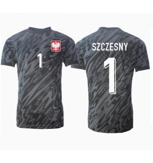 Polen Wojciech Szczesny #1 Keeper Bortedrakt EM 2024 Kortermet