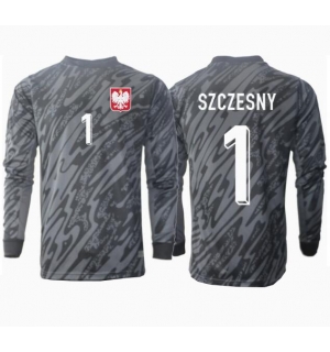 Polen Wojciech Szczesny #1 Keeper Bortedrakt EM 2024 Langermet