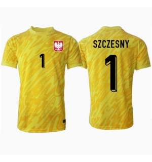 Polen Wojciech Szczesny #1 Keeper Hjemmedrakt EM 2024 Kortermet