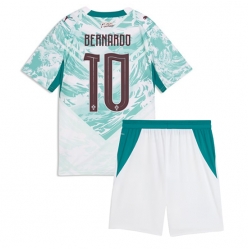 Portugal Bernardo Silva #10 Bortedraktsett Barn VM 2026 Kortermet (+ Korte bukser)