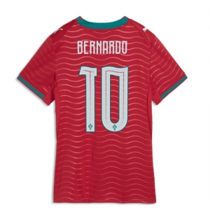 Portugal Bernardo Silva #10 Hjemmedrakt Dame VM 2026 Kortermet