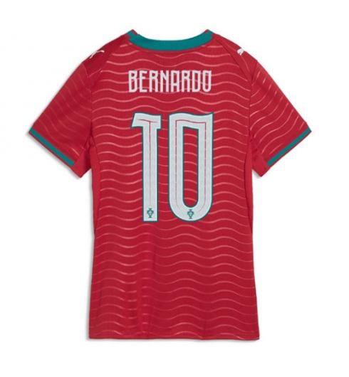 Portugal Bernardo Silva #10 Hjemmedrakt Dame VM 2026 Kortermet Portugal Bernardo Silva #10 Hjemmedrakt Dame VM 2026 Kortermet