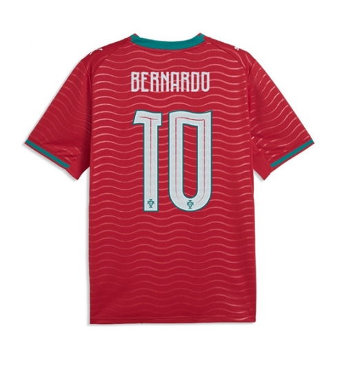 Portugal Bernardo Silva #10 Hjemmedrakt VM 2026 Kortermet Portugal Bernardo Silva #10 Hjemmedrakt VM 2026 Kortermet