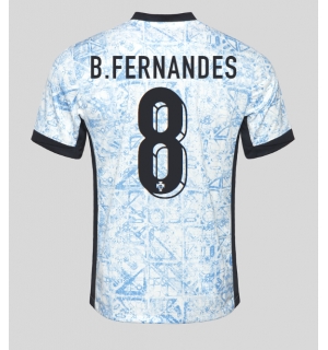 Portugal Bruno Fernandes #8 Bortedrakt EM 2024 Kortermet