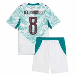Portugal Bruno Fernandes #8 Bortedraktsett Barn VM 2026 Kortermet (+ Korte bukser)
