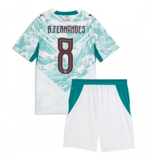 Portugal Bruno Fernandes #8 Bortedraktsett Barn VM 2026 Kortermet (+ Korte bukser)