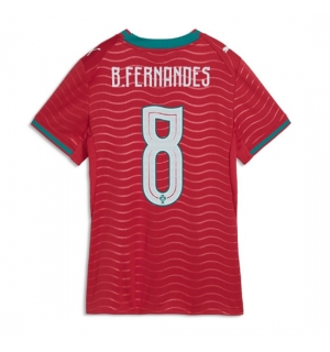 Portugal Bruno Fernandes #8 Hjemmedrakt Dame VM 2026 Kortermet