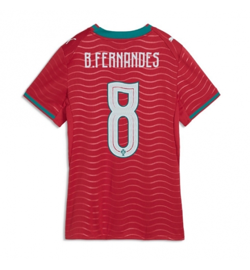 Portugal Bruno Fernandes #8 Hjemmedrakt Dame VM 2026 Kortermet Portugal Bruno Fernandes #8 Hjemmedrakt Dame VM 2026 Kortermet
