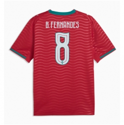 Portugal Bruno Fernandes #8 Hjemmedrakt VM 2026 Kortermet