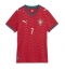 Portugal Cristiano Ronaldo #7 Hjemmedrakt Dame VM 2026 Kortermet Portugal Cristiano Ronaldo #7 Hjemmedrakt Dame VM 2026 Kortermet