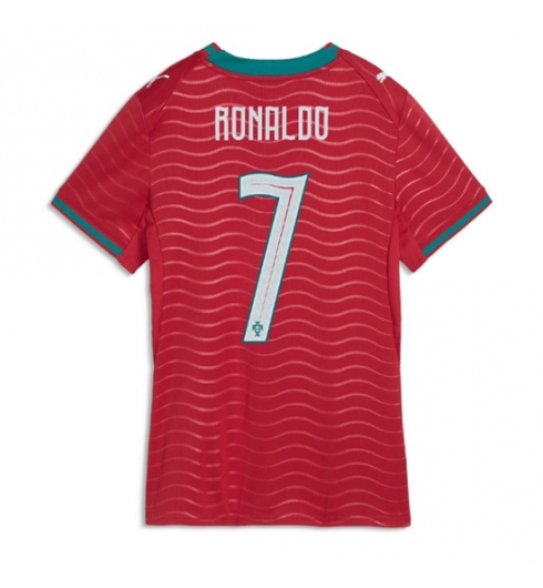 Portugal Cristiano Ronaldo #7 Hjemmedrakt Dame VM 2026 Kortermet Portugal Cristiano Ronaldo #7 Hjemmedrakt Dame VM 2026 Kortermet