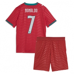 Portugal Cristiano Ronaldo #7 Hjemmedraktsett Barn VM 2026 Kortermet (+ Korte bukser)