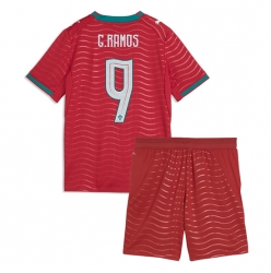 Portugal Goncalo Ramos #9 Hjemmedraktsett Barn VM 2026 Kortermet (+ Korte bukser)