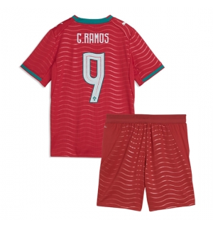 Portugal Goncalo Ramos #9 Hjemmedraktsett Barn VM 2026 Kortermet (+ Korte bukser)