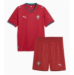 Portugal Hjemmedraktsett Barn VM 2026 Kortermet (+ Korte bukser)