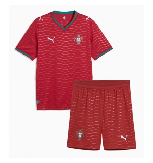 Portugal Hjemmedraktsett Barn VM 2026 Kortermet (+ Korte bukser)