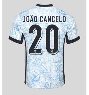 Portugal Joao Cancelo #20 Bortedrakt EM 2024 Kortermet
