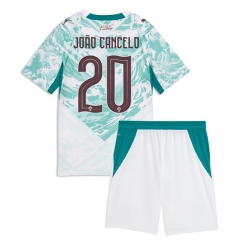Portugal Joao Cancelo #20 Bortedraktsett Barn VM 2026 Kortermet (+ Korte bukser)