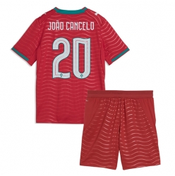 Portugal Joao Cancelo #20 Hjemmedraktsett Barn VM 2026 Kortermet (+ Korte bukser)