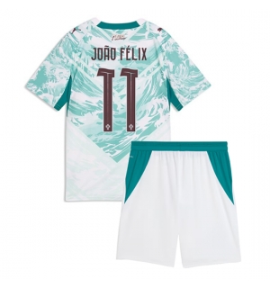 Portugal Joao Felix #11 Bortedraktsett Barn VM 2026 Kortermet (+ Korte bukser)