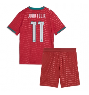 Portugal Joao Felix #11 Hjemmedraktsett Barn VM 2026 Kortermet (+ Korte bukser)