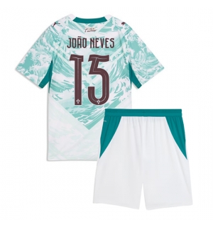 Portugal Joao Neves #15 Bortedraktsett Barn VM 2026 Kortermet (+ Korte bukser)