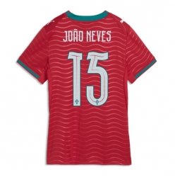 Portugal Joao Neves #15 Hjemmedrakt Dame VM 2026 Kortermet