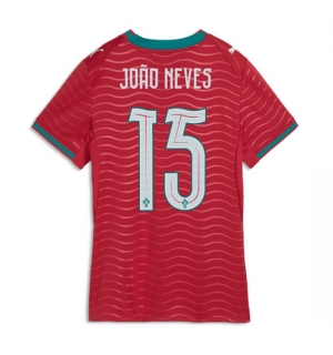 Portugal Joao Neves #15 Hjemmedrakt Dame VM 2026 Kortermet