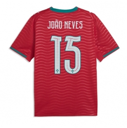 Portugal Joao Neves #15 Hjemmedrakt VM 2026 Kortermet