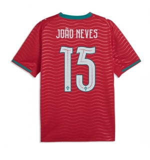 Portugal Joao Neves #15 Hjemmedrakt VM 2026 Kortermet