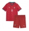 Portugal Joao Neves #15 Hjemmedraktsett Barn VM 2026 Kortermet (+ Korte bukser)