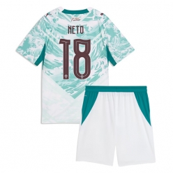 Portugal Pedro Neto #18 Bortedraktsett Barn VM 2026 Kortermet (+ Korte bukser)