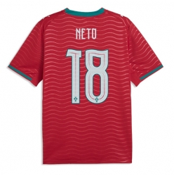 Portugal Pedro Neto #18 Hjemmedrakt VM 2026 Kortermet