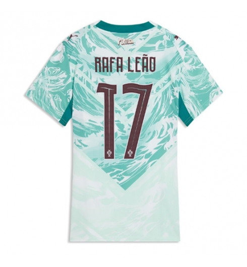 Portugal Rafael Leao #17 Bortedrakt Dame VM 2026 Kortermet Portugal Rafael Leao #17 Bortedrakt Dame VM 2026 Kortermet