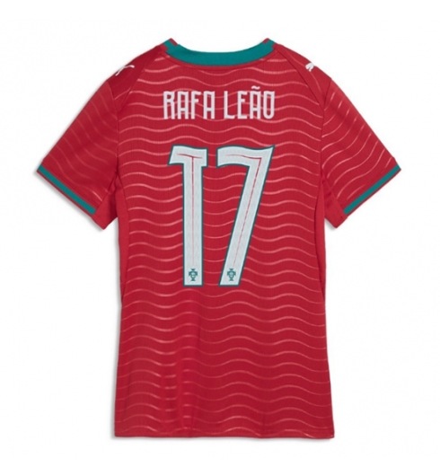 Portugal Rafael Leao #17 Hjemmedrakt Dame VM 2026 Kortermet Portugal Rafael Leao #17 Hjemmedrakt Dame VM 2026 Kortermet