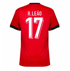 Portugal Rafael Leao #17 Hjemmedrakt EM 2024 Kortermet