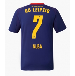 RB Leipzig Antonio Nusa #7 Bortedrakt 2025-26 Kortermet
