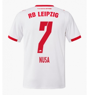 RB Leipzig Antonio Nusa #7 Hjemmedrakt 2025-26 Kortermet