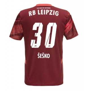 RB Leipzig Benjamin Sesko #30 Bortedrakt 2024-25 Kortermet