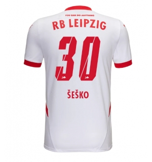RB Leipzig Benjamin Sesko #30 Hjemmedrakt 2024-25 Kortermet