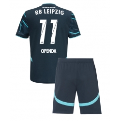 RB Leipzig Lois Openda #11 Tredjedraktsett Barn 2024-25 Kortermet (+ Korte bukser)
