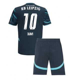 RB Leipzig Xavi Simons #10 Tredjedraktsett Barn 2024-25 Kortermet (+ Korte bukser)
