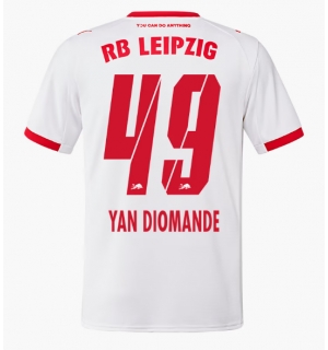 RB Leipzig Yan Diomande #49 Hjemmedrakt 2025-26 Kortermet