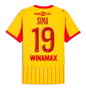 RC Lens Abdallah Sima #19 Hjemmedrakt 2025-26 Kortermet