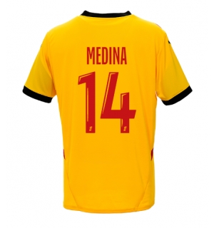 RC Lens Facundo Medina #14 Hjemmedrakt 2024-25 Kortermet