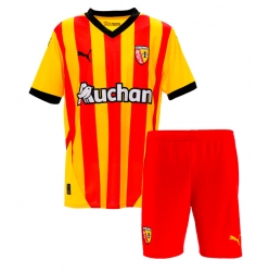 RC Lens Hjemmedraktsett Barn 2024-25 Kortermet (+ Korte bukser)