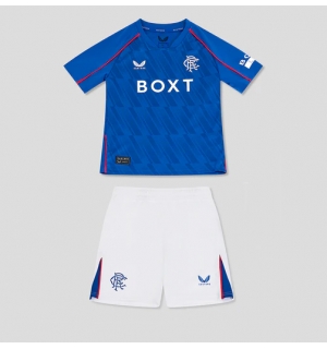 Rangers Hjemmedraktsett Barn 2024-25 Kortermet (+ Korte bukser)
