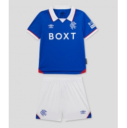 Rangers Hjemmedraktsett Barn 2025-26 Kortermet (+ Korte bukser)